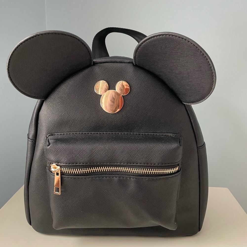 New Disney Mickey Mouse Vegan Leather Backpack